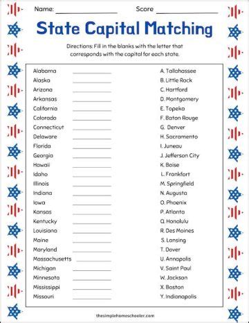 state capitals in alphabetical order|printable states and capitals worksheets.
